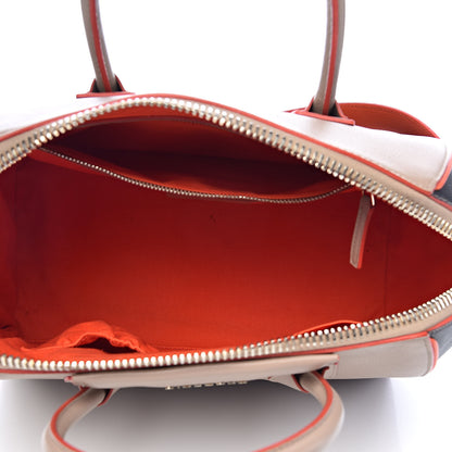 Givenchy Sugar Goatskin Medium Tri-Color Antigona Taupe Black Orange 5 of 10