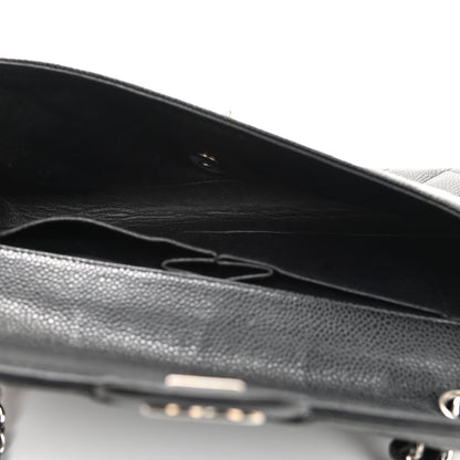 Chanel Caviar Quilted East West Flap Black 5 of 9