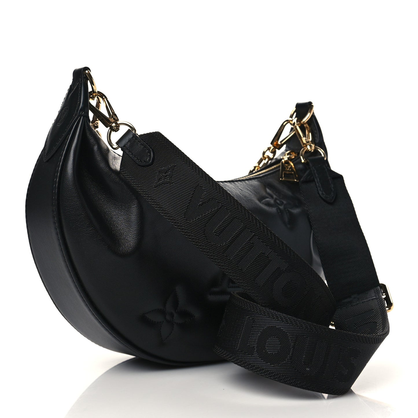 Calfskin Bubblegram Over The Moon Black