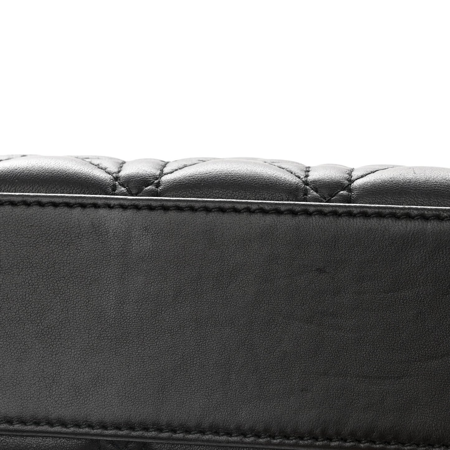 Lambskin Cannage Mini Lady Dior Black