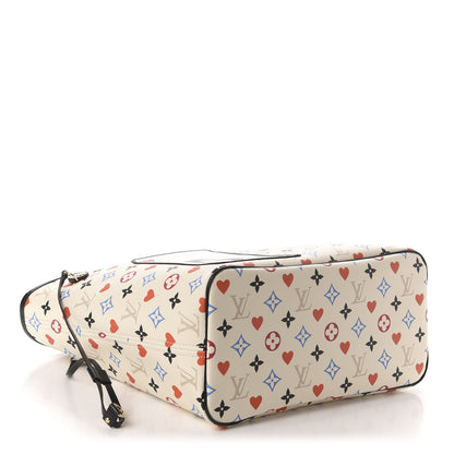Louis Vuitton Game On Neverfull MM White 4 of 11