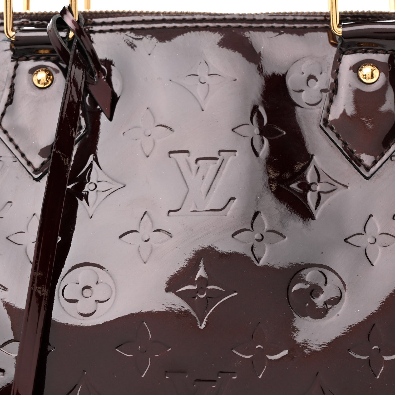 Louis Vuitton Vernis Alma GM Amarante 8 of 14