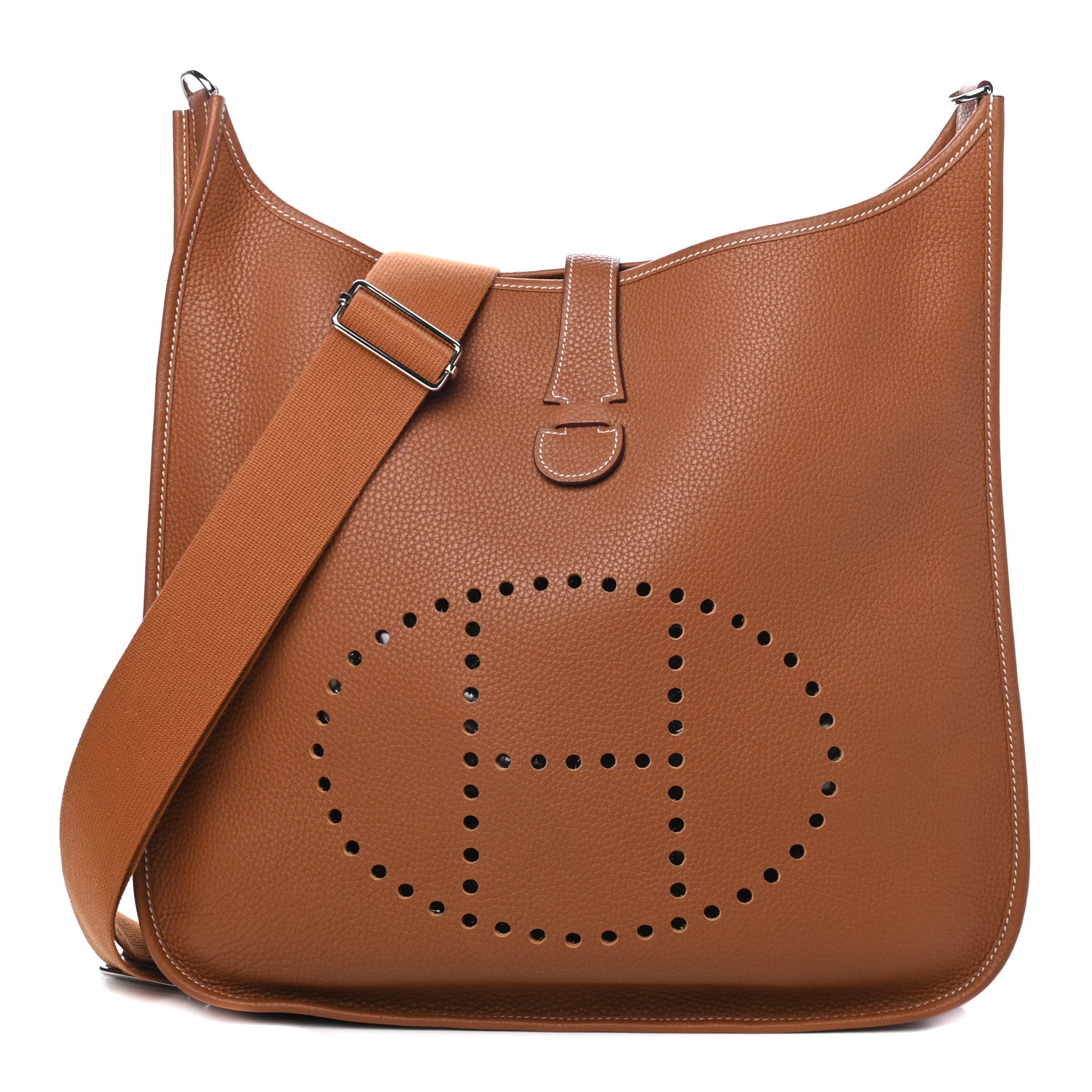 Hermes Taurillon Clemence Evelyne III GM Gold 1 of 4