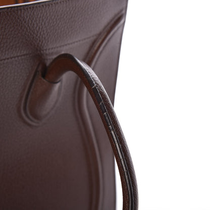 Celine Shiny Grained Calfskin Medium Phantom Luggage Brown 10 of 13