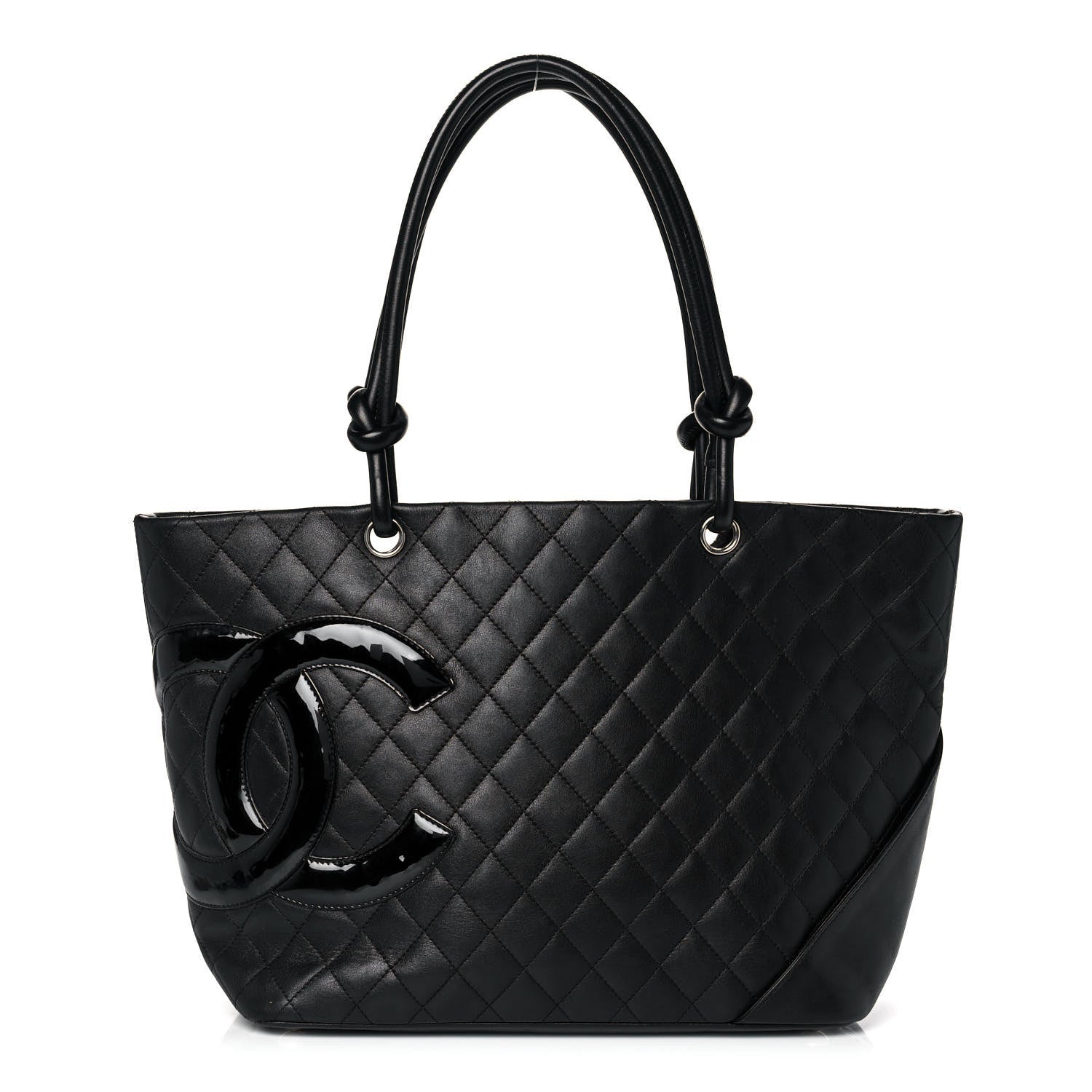 Chanel Calfskin Quilted Large Cambon Tote Black 1 of 11