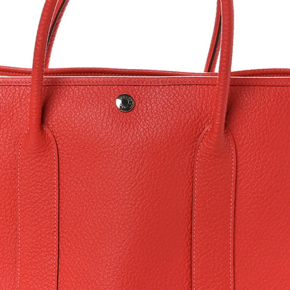 Hermes Vache Country Garden Party 36 MM Rouge Pivoine 8 of 11