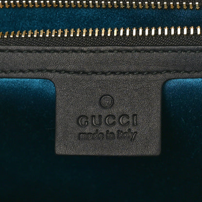 Gucci Suede Patent Web Medium Ophidia Chain Shoulder Bag New Shamarock Black 7 of 13