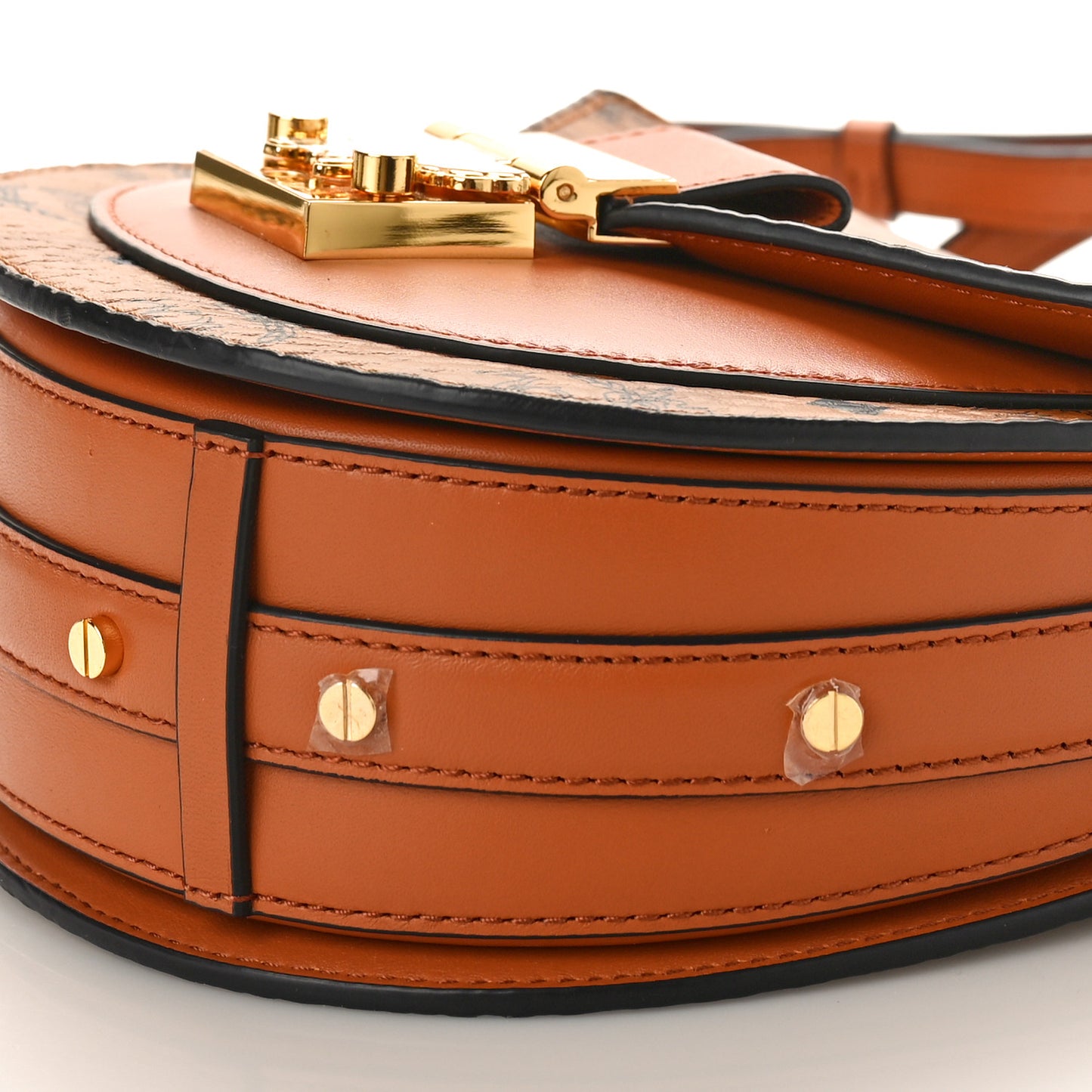 Visetos Mini Tracy Shoulder Bag Cognac