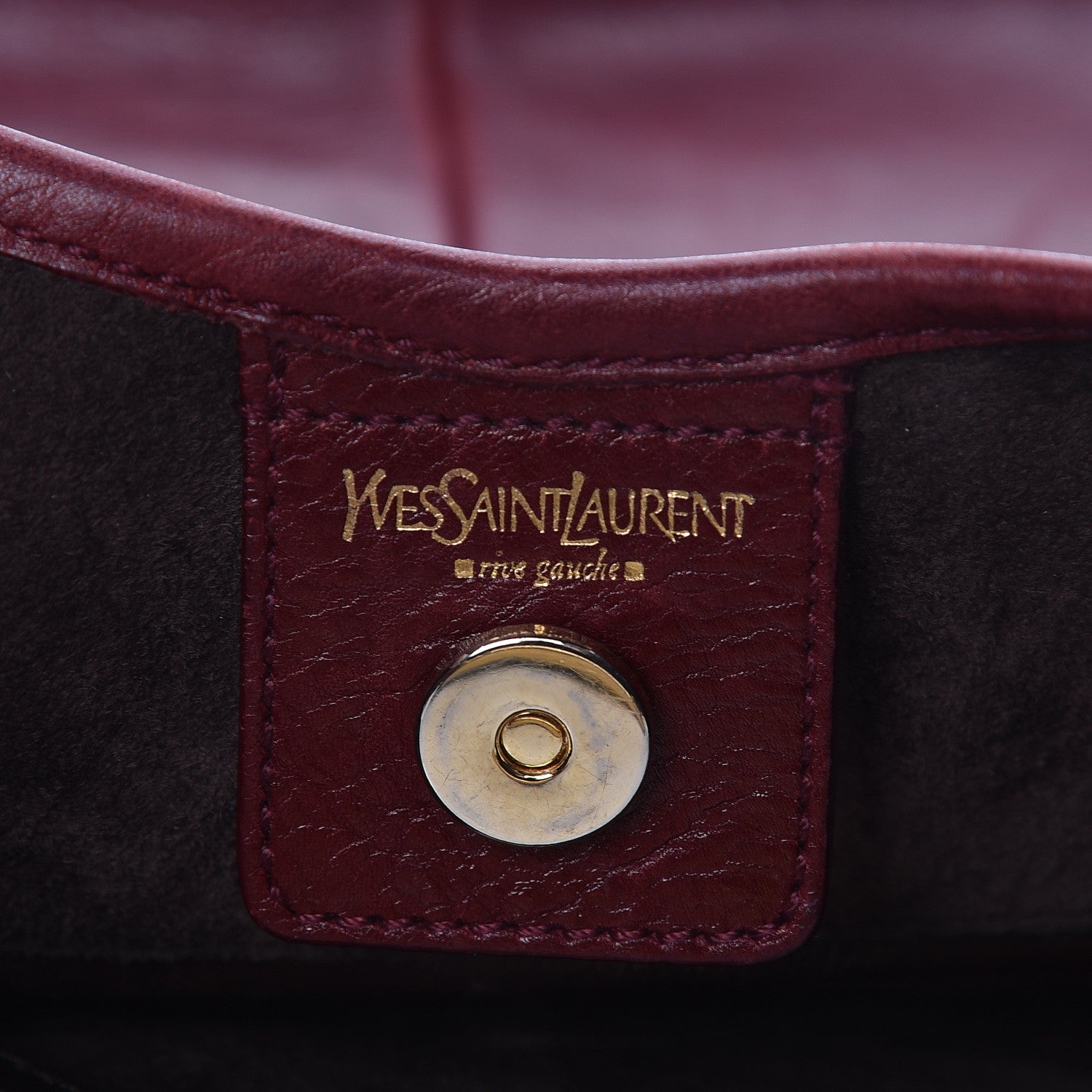 Saint Laurent Buffalo Medium Mombasa Horn Bag Red 6 of 25