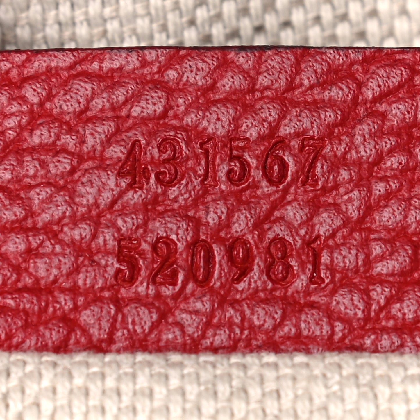 Dollar Calfskin Bi-Color Small Soho Disco Bag New Rosette Hibiscus Red