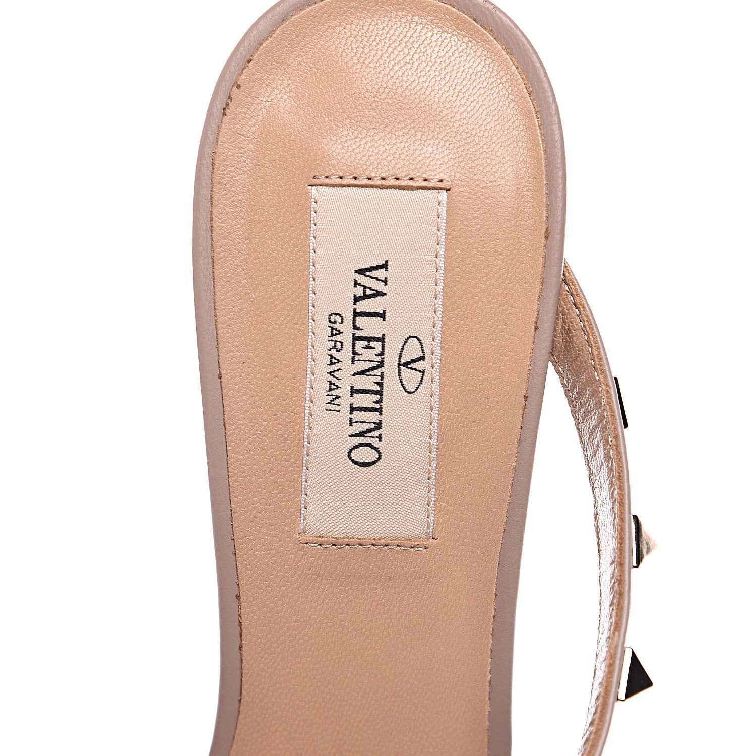 Valentino Garavani Calfskin Nappa Rockstud Cross Strap 50mm Mules 37 Black Poudre 7 of 9