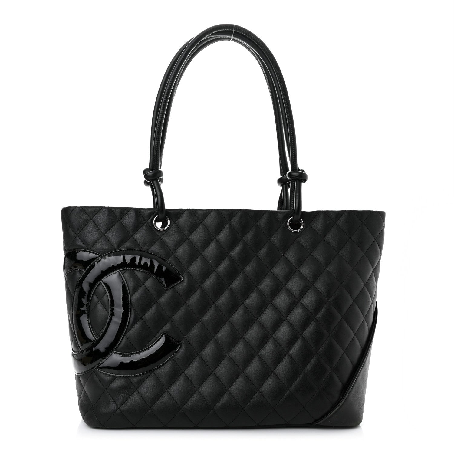 Chanel Calfskin Quilted Large Cambon Tote Black 1 of 11