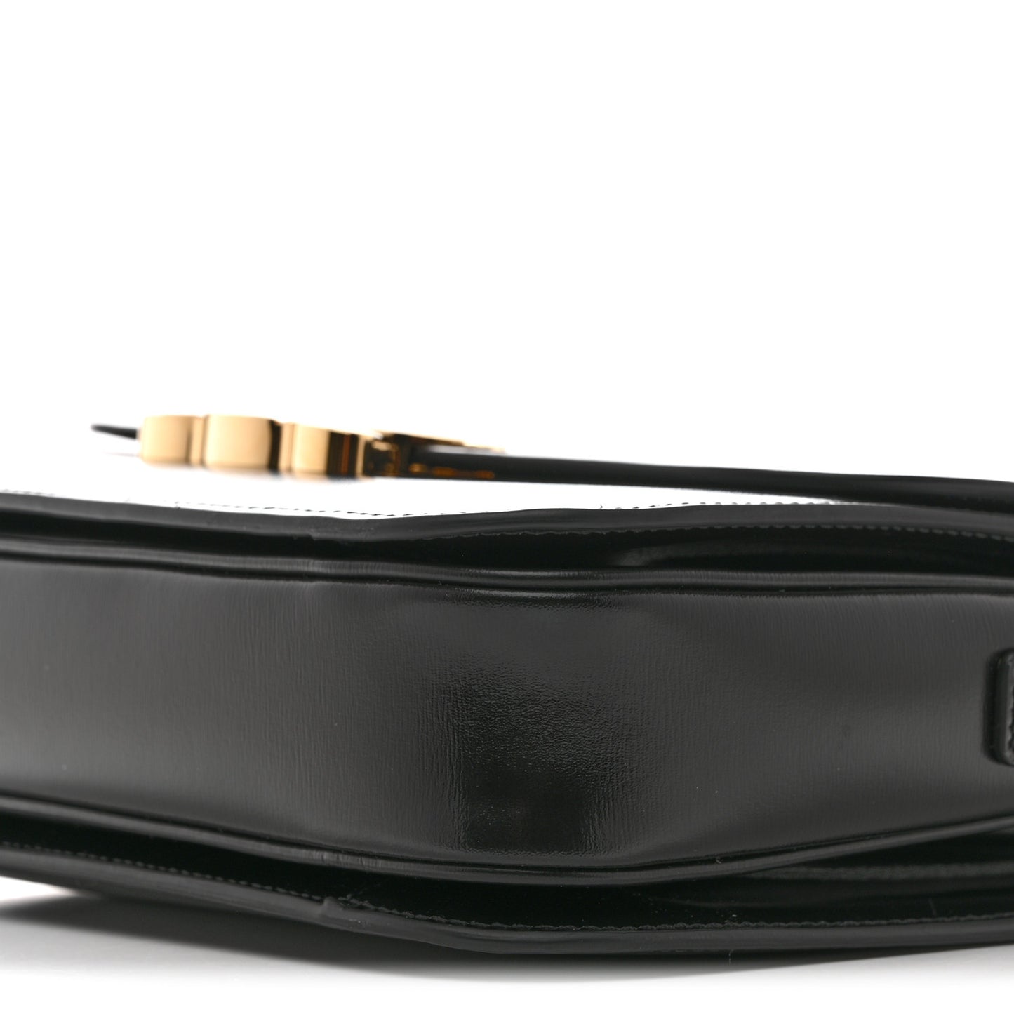 Shiny Calfskin Medium Triomphe Black