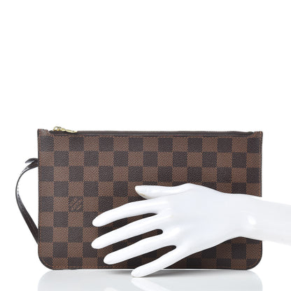 Louis Vuitton Damier Ebene Neverfull MM GM Pochette 2 of 8