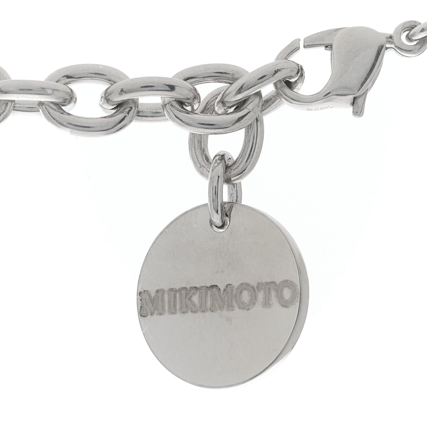 Mikimoto X COMME DE GARCON Sterling Silver Akoya Pearl 6-6.5mm Strand Necklace 6 of 6