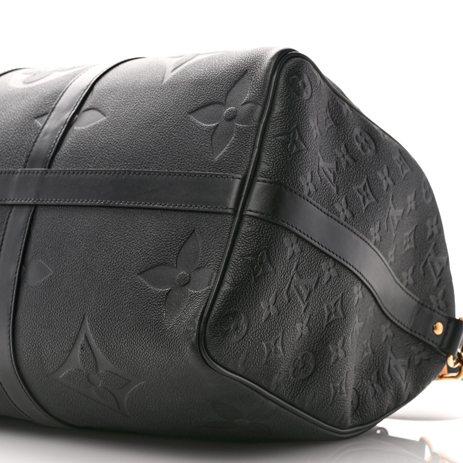Louis Vuitton Empreinte Monogram Giant Keepall Bandouliere 45 Black 9 of 9