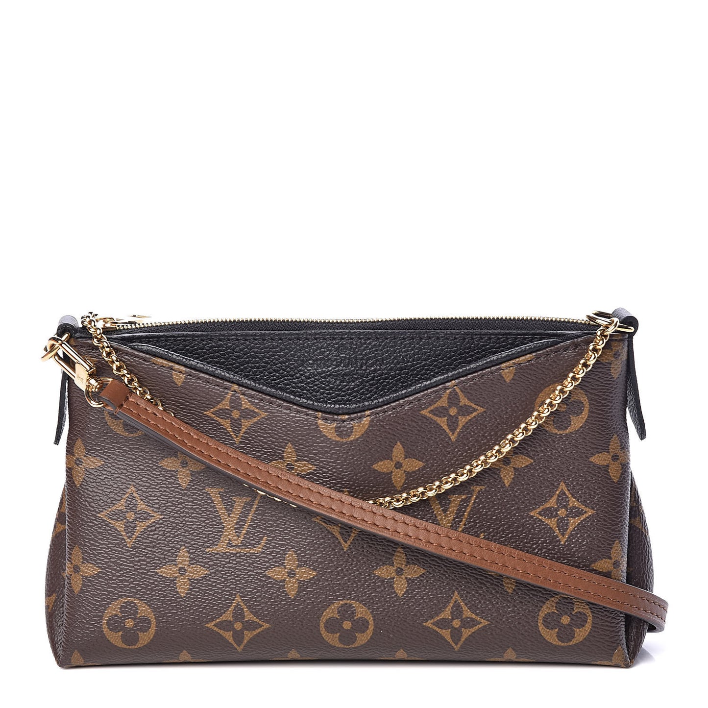 Monogram Pallas Clutch Black