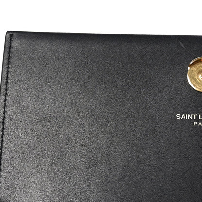 Saint Laurent Smooth Calfskin Small Classic Monogram Kate Tassel Satchel Black 11 of 11