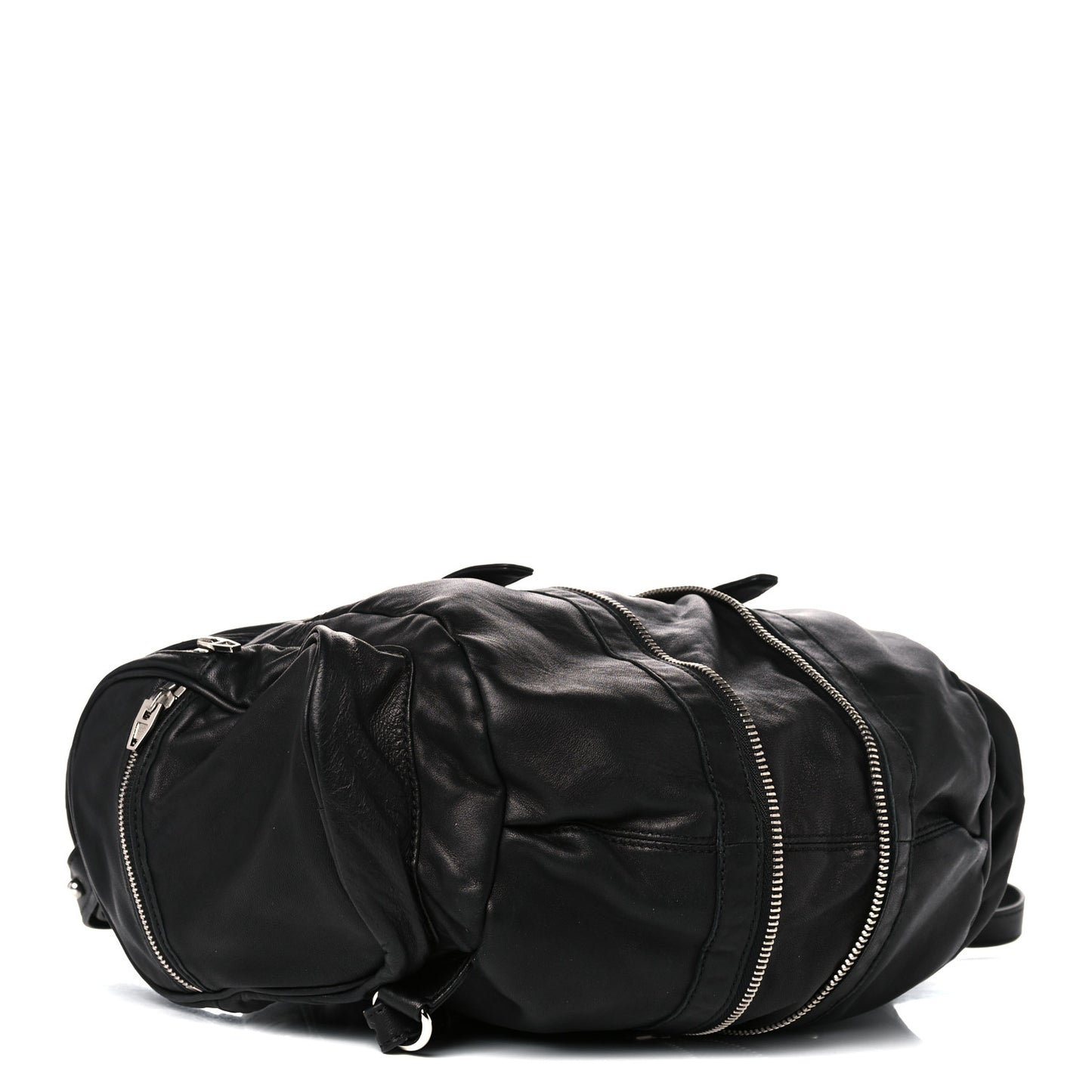 Lambskin Marti Backpack Bag Washed Black Rhodium Hardware