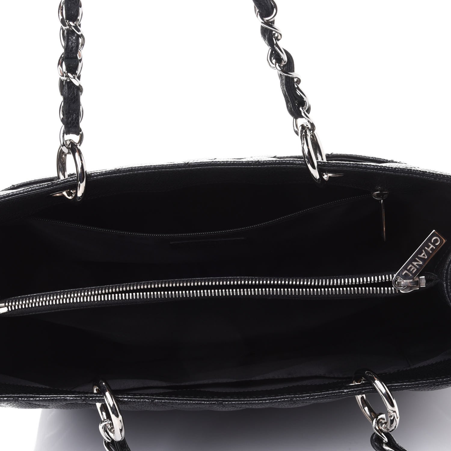 Chanel Caviar Quilted Grand Shopping Tote GST Black 4 of 4