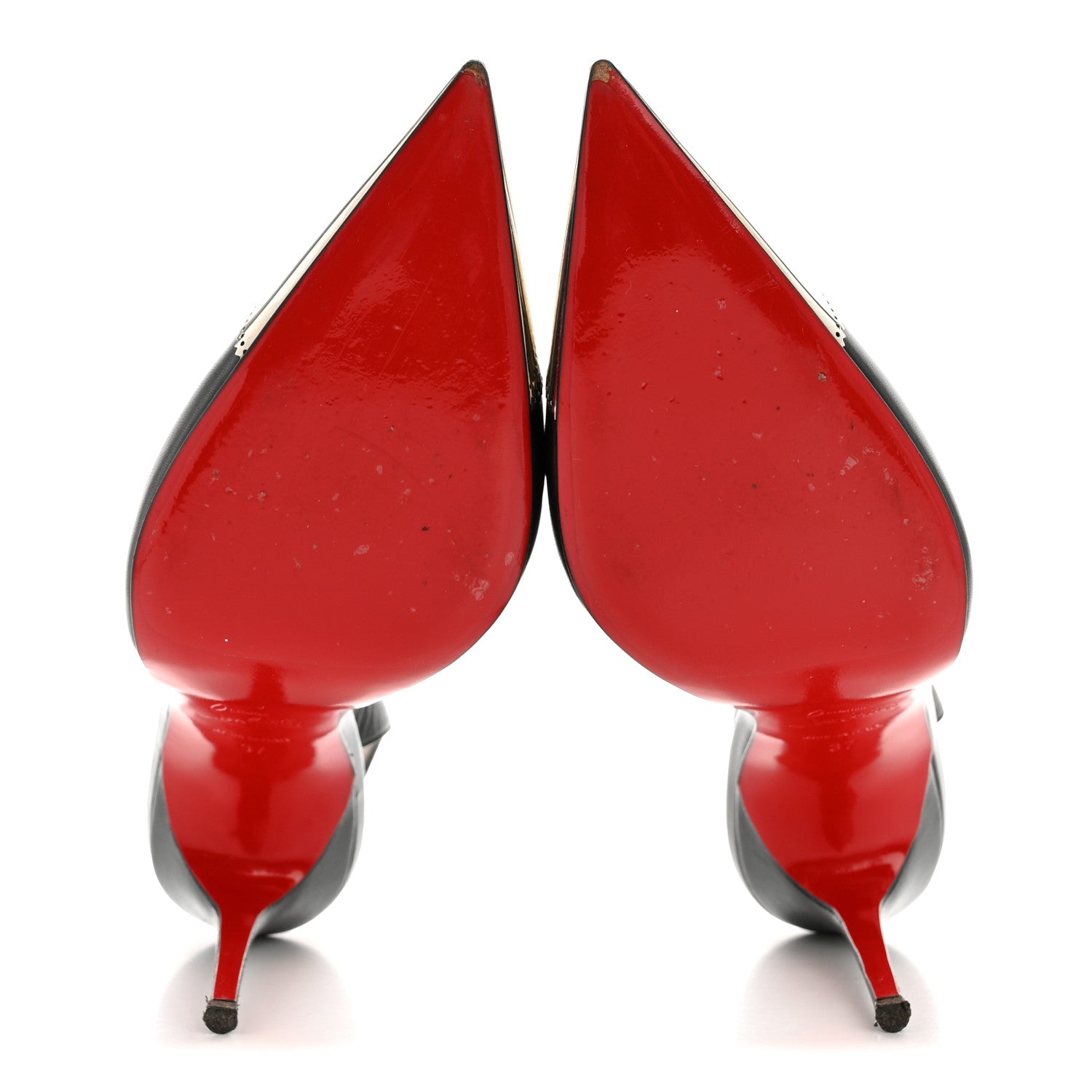 Christian Louboutin Calfskin Calamijane 100 Pumps 37 Black 6 of 11