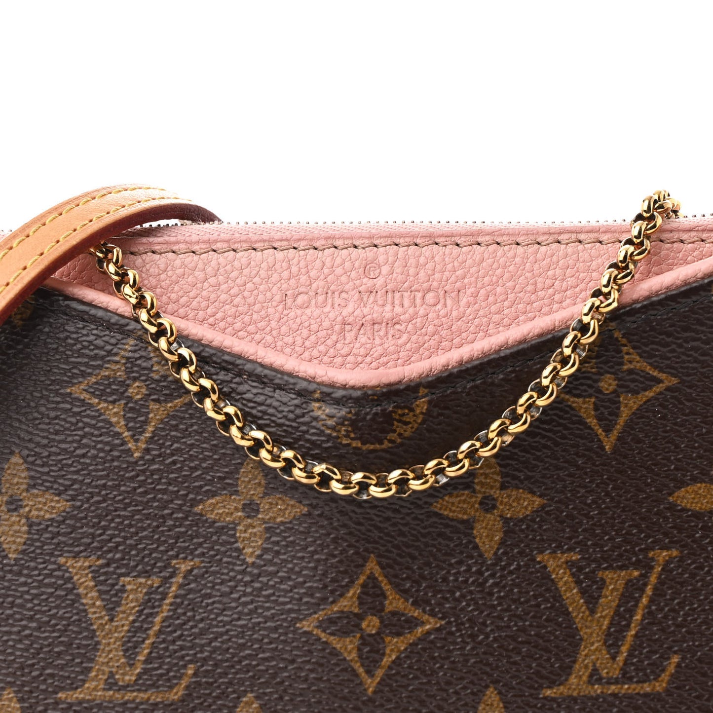 Monogram Pallas Clutch Rose Poudre