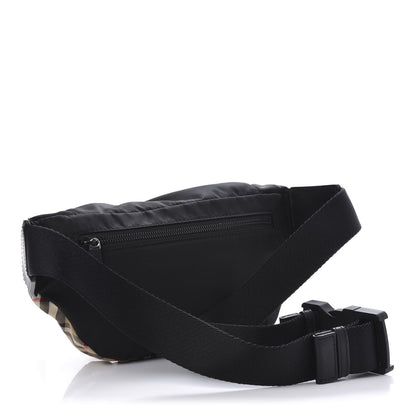 Burberry Nylon Vintage Check Sonny Bum Bag Archive Beige Black 3 of 9