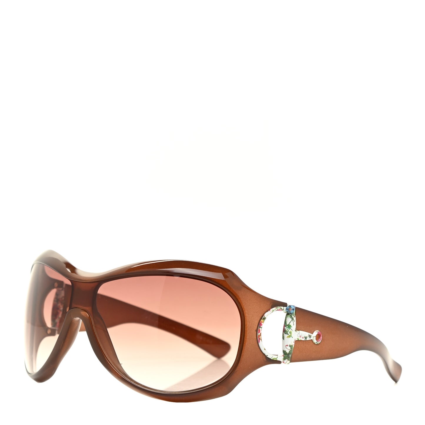 Horsebit Floral Sunglasses GG 2900/S Brown