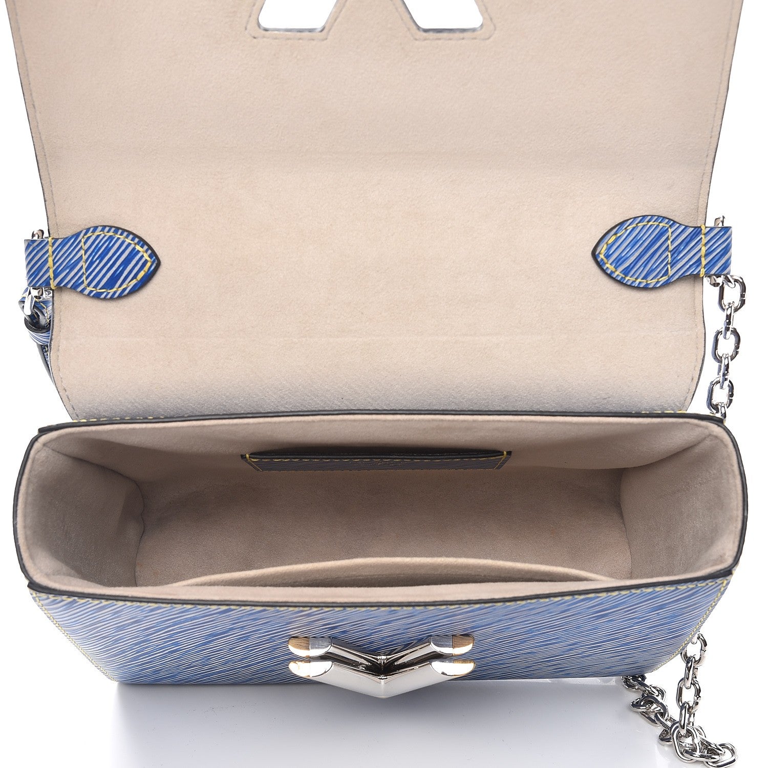 Louis Vuitton Epi Twist Shoulder Bag MM Denim Light 6 of 7