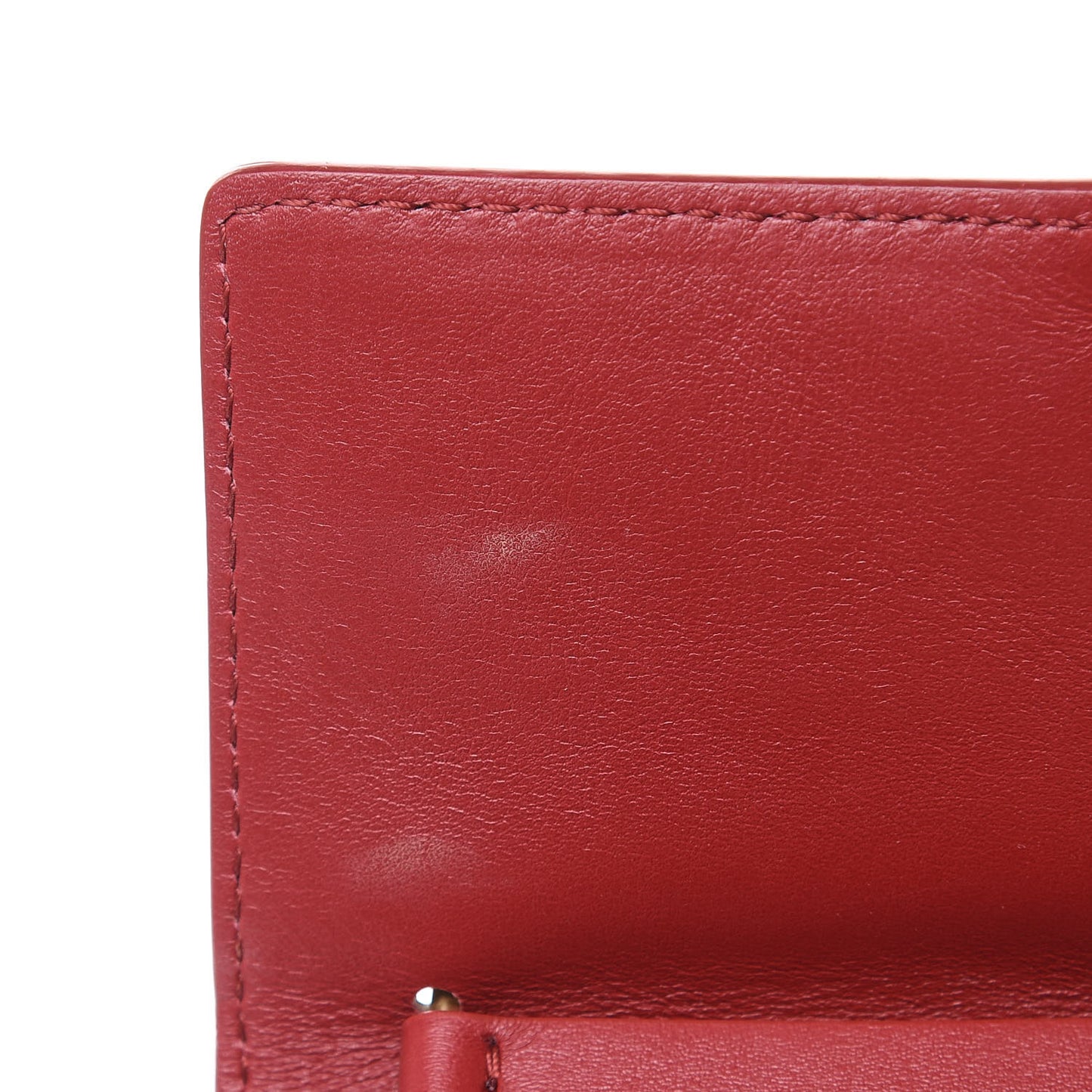 Calfskin Quilted Mini Drew Bijou Shoulder Bag Dahlia Red