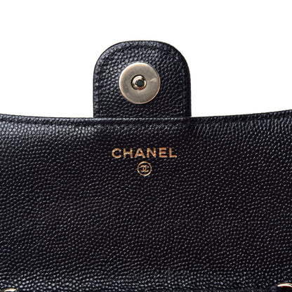 Chanel Caviar Fabric Graffiti Foldable Tote Bag With Chain Black Multicolor 11 of 17