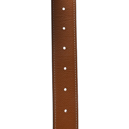 Hermes Epsom 32mm H Belt 80 32 Rouge H Gold 3 of 6