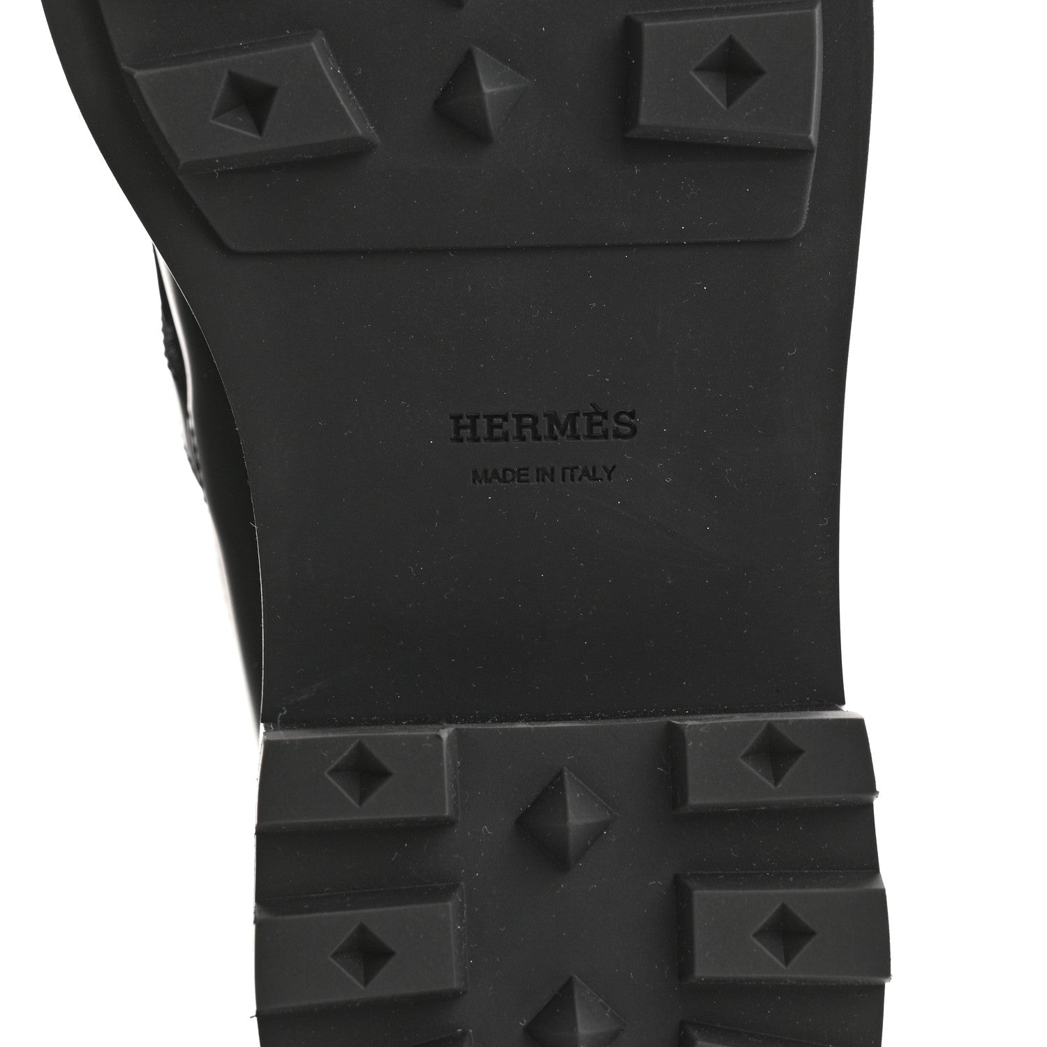 Hermes Glossed Calfskin Funk Ankle Boots 36 Black 8 of 12