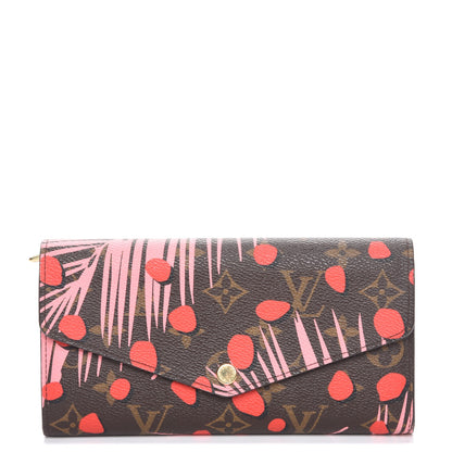 Louis Vuitton Monogram Jungle Dots Sarah Wallet Sugar Pink Poppy 1 of 7