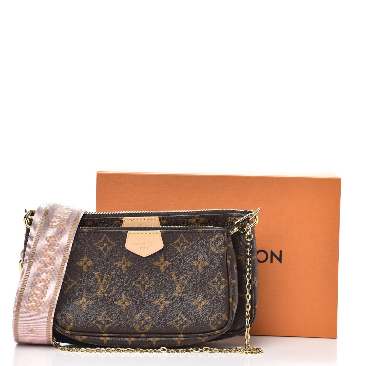 Monogram Multi Pochette Accessories Rose Clair