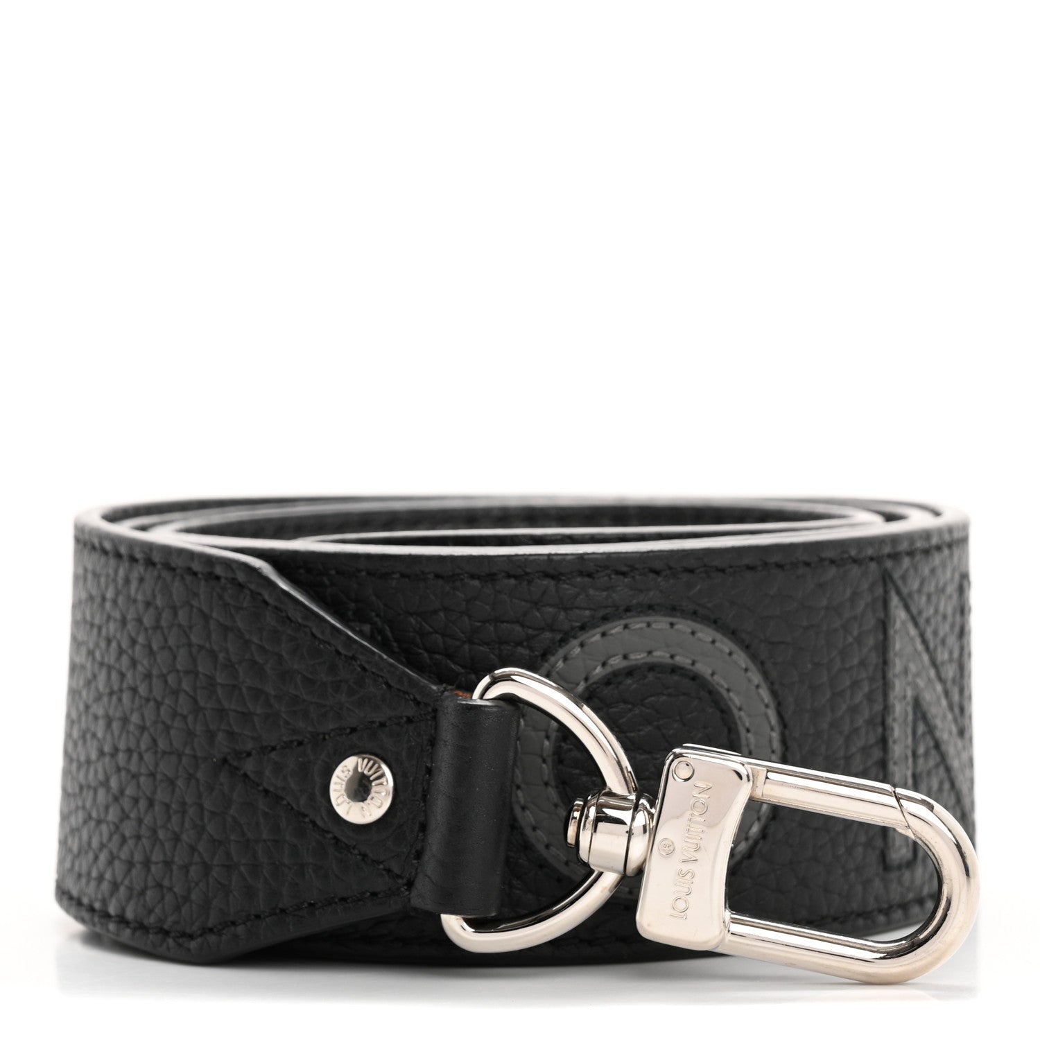 Louis Vuitton Taurillon Bandouliere Shoulder Strap Black 1 of 4