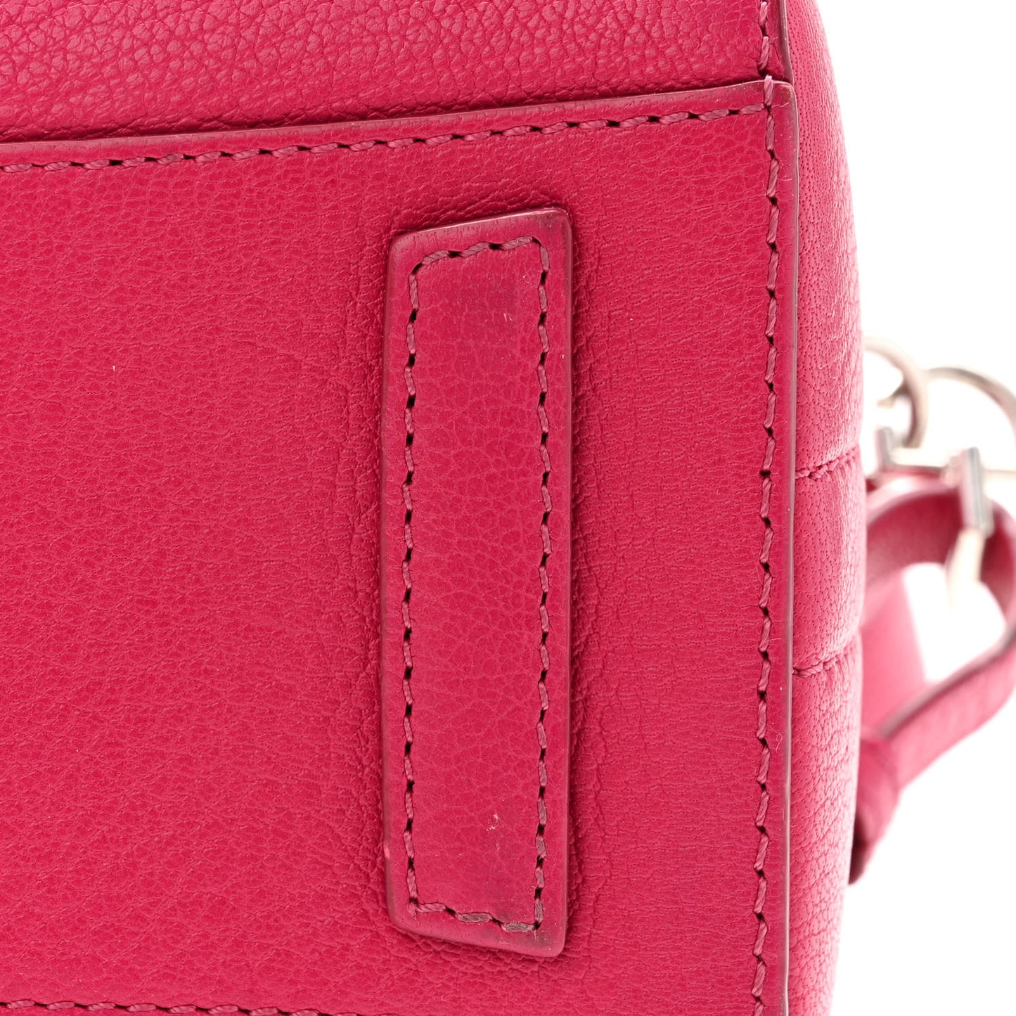 Sugar Goatskin Mini Antigona Fushia