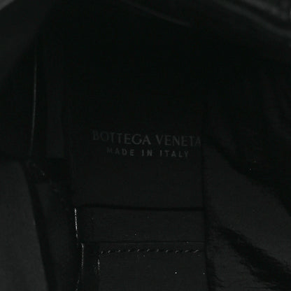 Bottega Veneta Paper Calfskin Maxi Intreccio Cassette Crossbody Bag Black 7 of 16