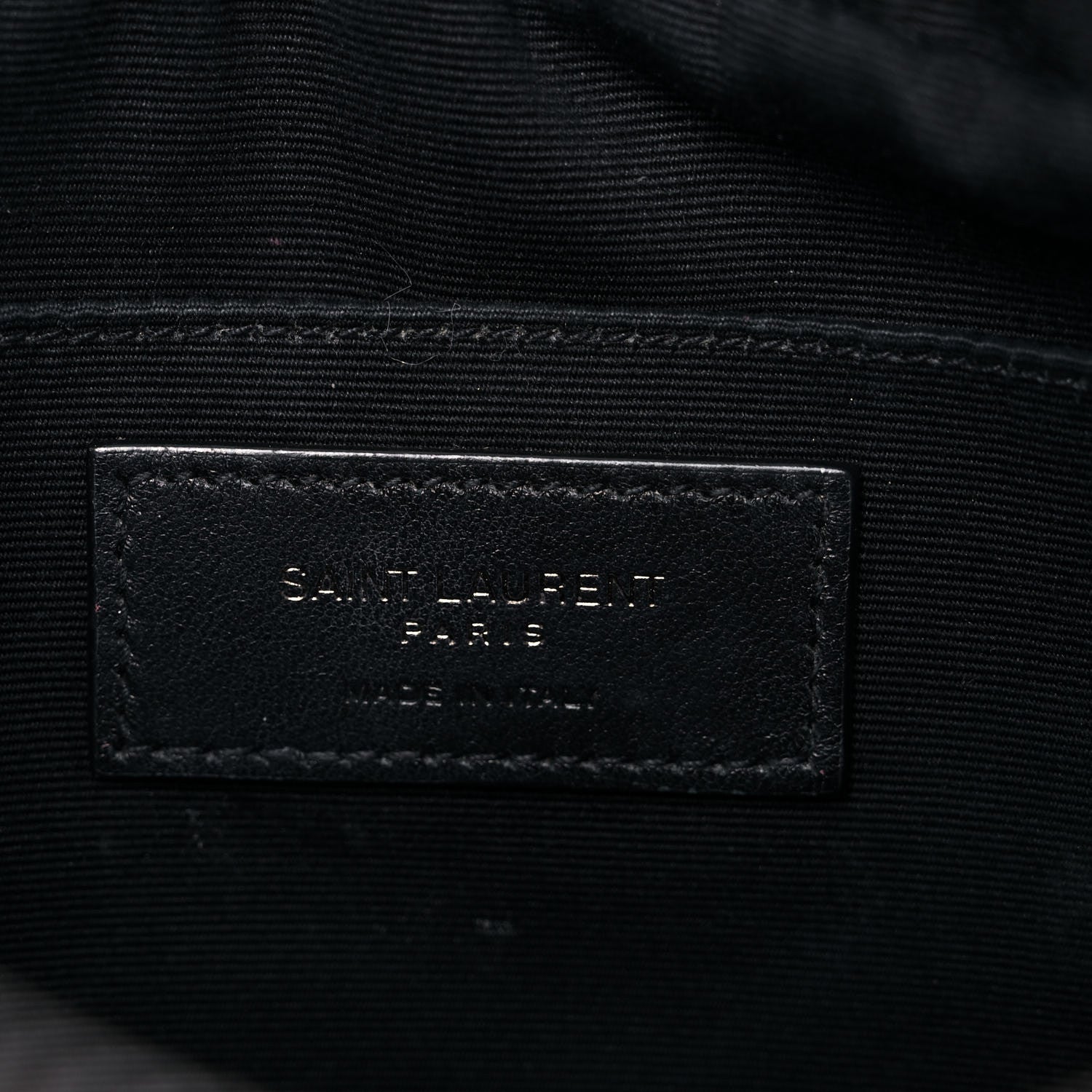 Saint Laurent Calfskin Matelasse Monogram Lou Camera Bag Grey Kaki 6 of 20