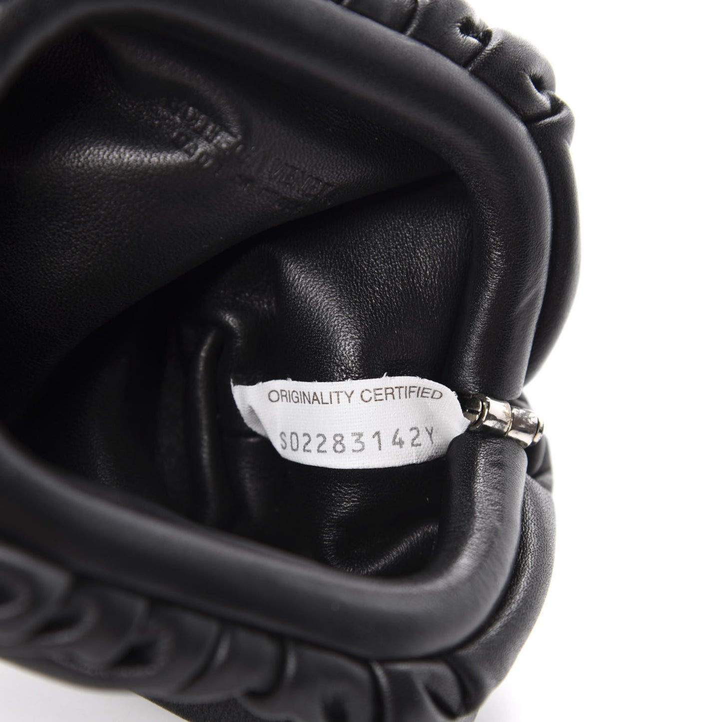 Butter Calfskin Coin Purse Black