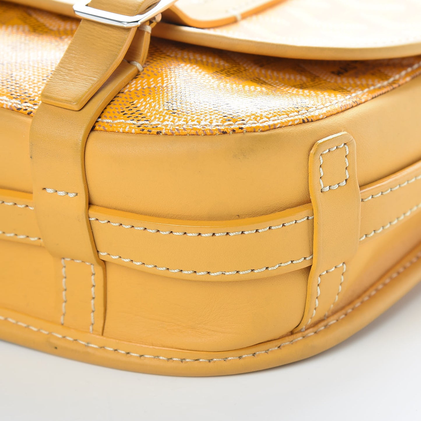 Goyardine Belvedere PM Messenger Bag Yellow