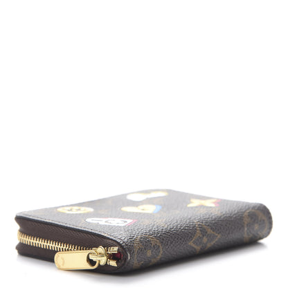 Louis Vuitton Monogram LV Love Lock Zippy Coin Purse 4 of 9