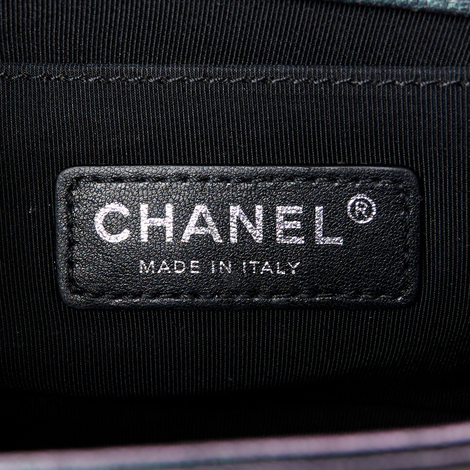 Chanel Iridescent Goatskin Quilted Small Boy Flap Purple 6 of 13