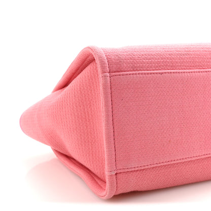 Chanel Mixed Fibers Small Deauville Tote Pink 10 of 11