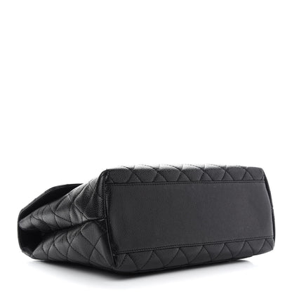 Chanel Caviar Quilted Jumbo Kelly Flap Black 4 of 11