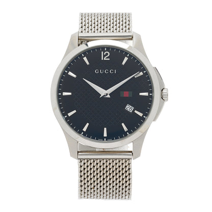 Gucci Stainless Steel 40mm G-Timeless Automatic Watch Black 1 of 5