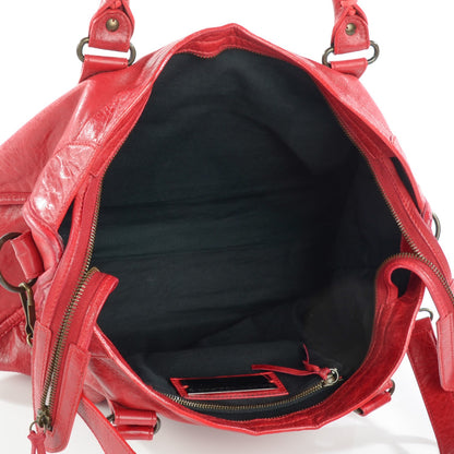 Balenciaga Chevre Classic Hardware City Rouge Vif 5 of 9
