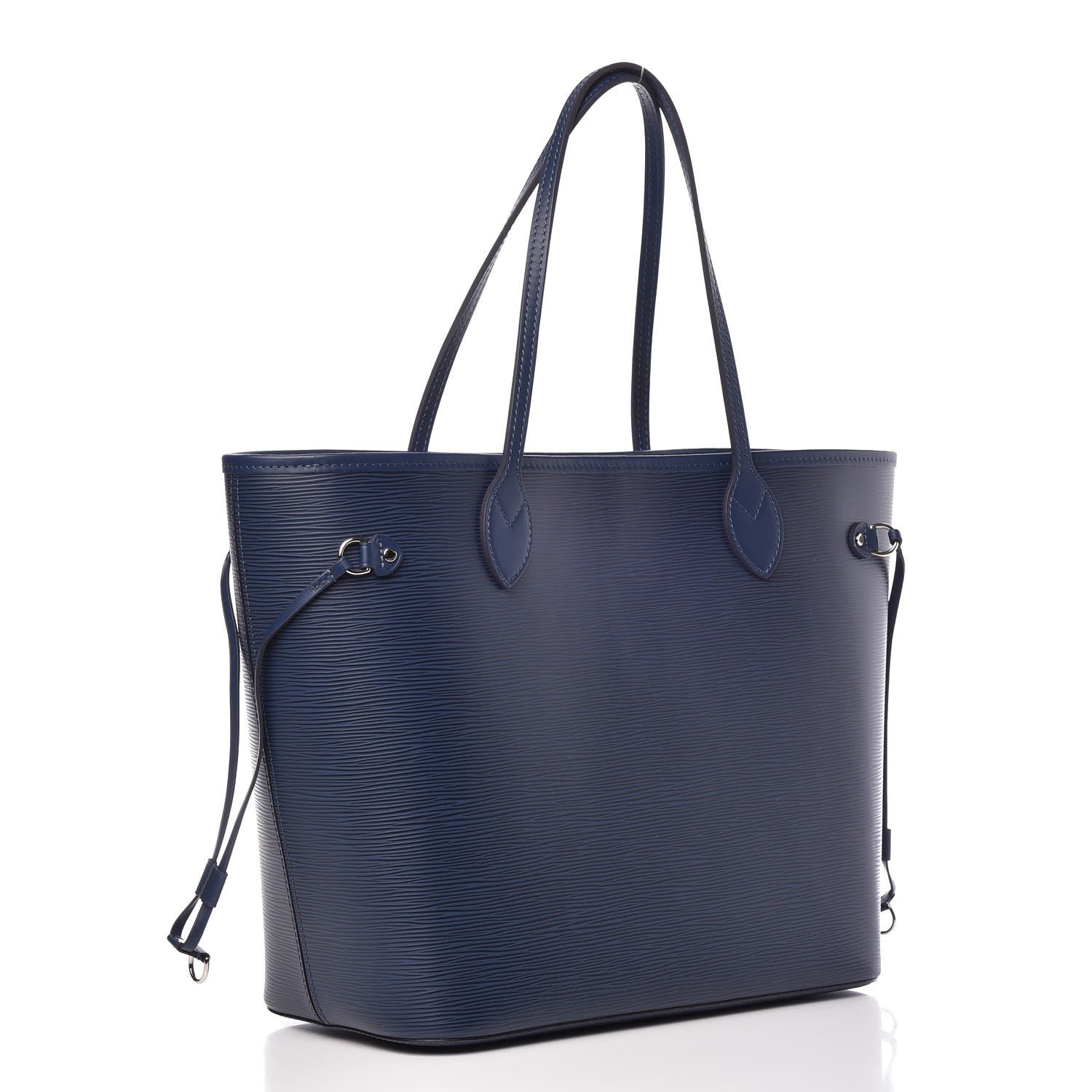 Louis Vuitton Epi Neverfull MM Indigo 4 of 10