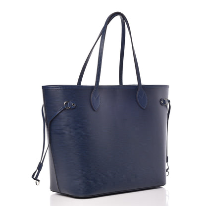 Louis Vuitton Epi Neverfull MM Indigo 4 of 10
