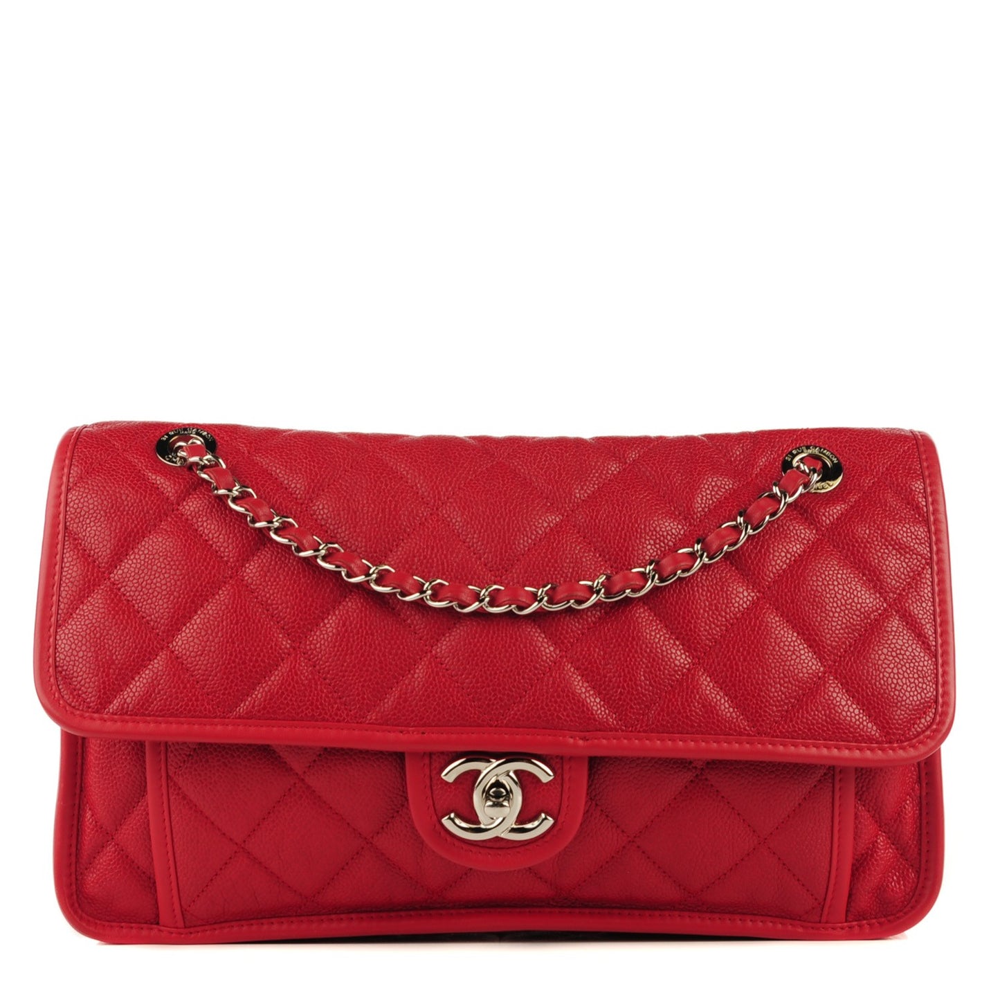 Caviar French Riviera Large Flap Red